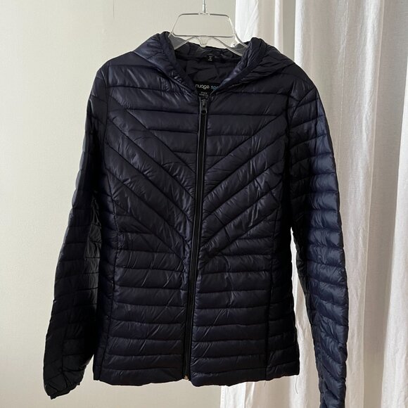 Navy Blue Packable Jacket (NWOT) - Picture 1 of 4